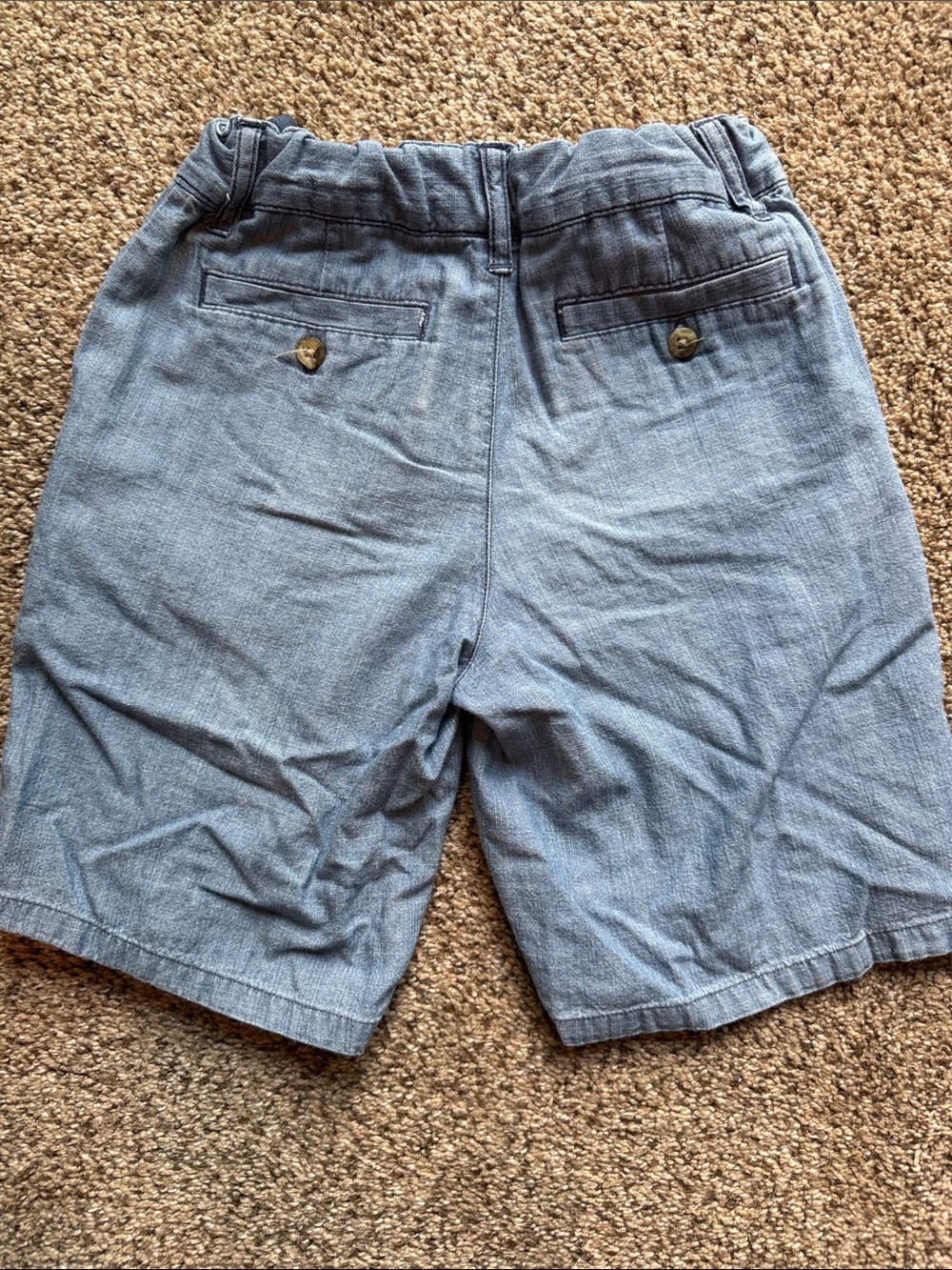 Janie and Jack | Light Chambray Boys' Shorts - Light Blue - Picture 5 of 7